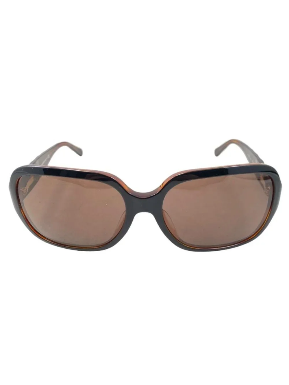 Chanel Sunglasses Quilted CC Logo Brown Black Gold Eyewear